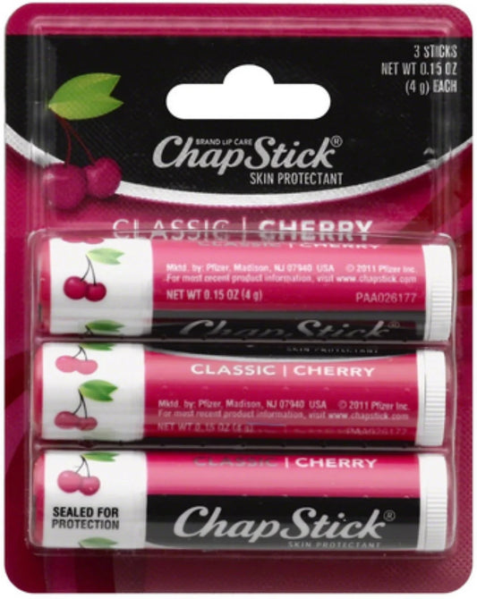 Lip Balm Cherry 0.45 Oz (Pack of 3)